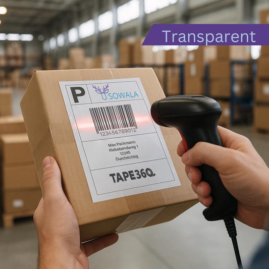 Sowala Paketklebeband transparent